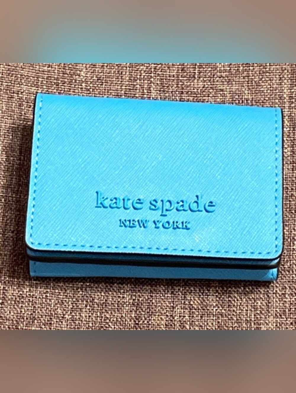 JUST REDUCED! Kate Spade New York Compact Bright Turquoise Wallet